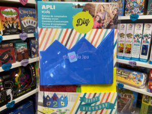 Kit Couronne d'anniversaire Mousse Bleu APLI Kids