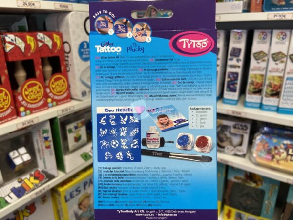 Kit de Tatouages Glitter Bleu Tytoo