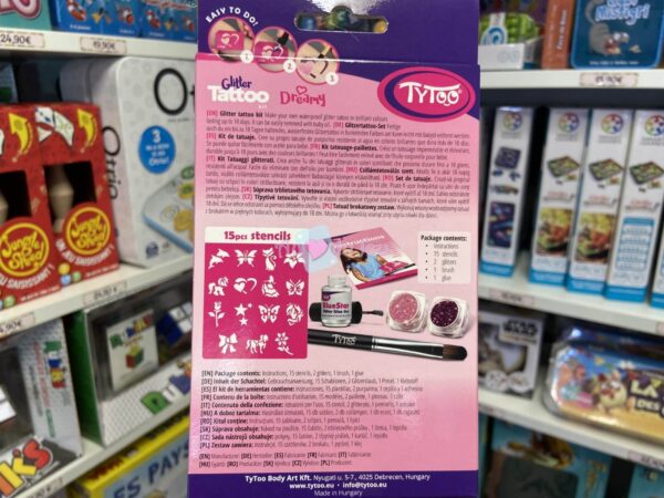 Kit de Tatouages Glitter Rose – Image 2