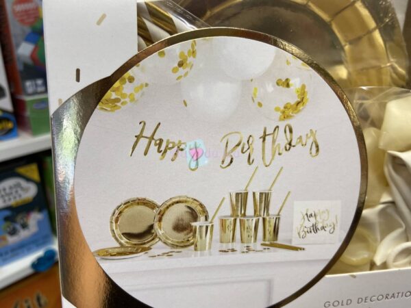 Kit Decoration 60 Pièces - Dore