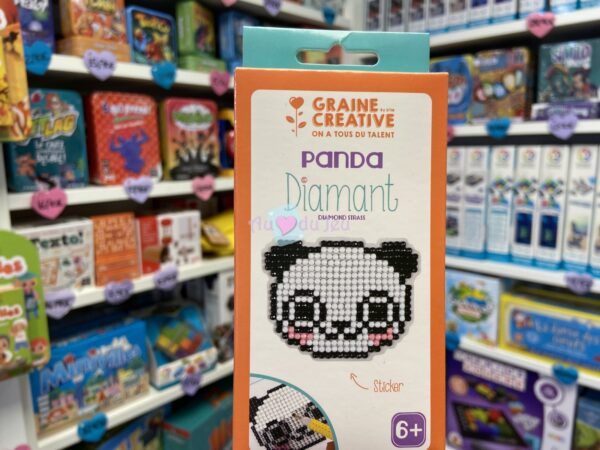 Kit Diamond Mosaique Sticker - Panda