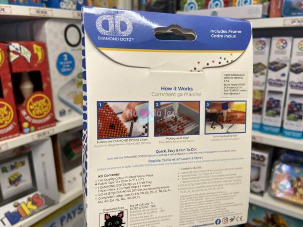Kit Diamond Painting 7.5cm Chat – Image 2