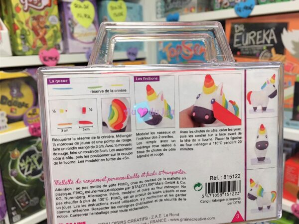 Kit Pâte Fimo Lilie La Licorne – Image 2