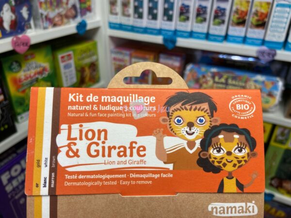 Kit Maquillage Lion & Girafe
