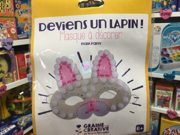 Kit Masque Feutrine Lapin