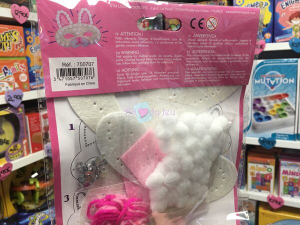 Kit Masque Feutrine Lapin – Image 2