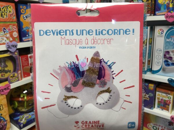 Kit Masque Feutrine Licorne