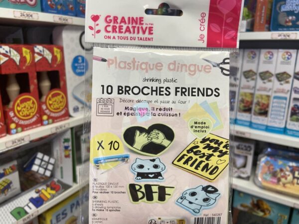 Kit Plastique Dingue - 10 Broches Friends