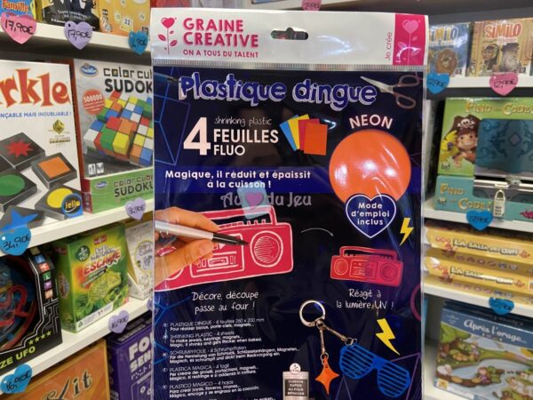 Kit Plastique Dingue - 4 Feuilles Fluo