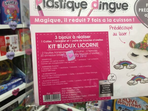 Kit Plastique Dingue - Bijoux Licorne – Image 2