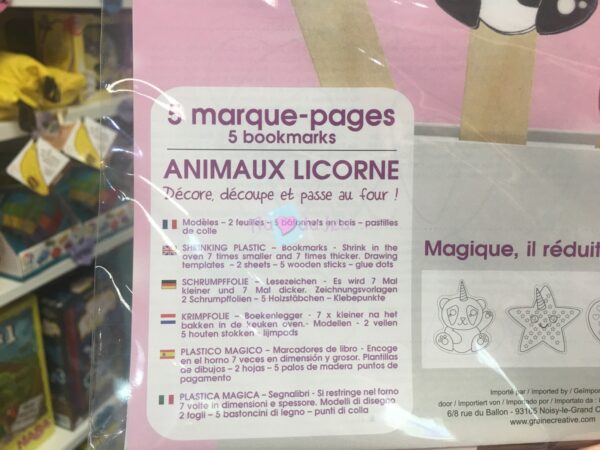 Kit Plastique Dingue Animaux Licorne – Image 2