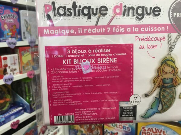 Kit Plastique Dingue - Sirene Graine Creative