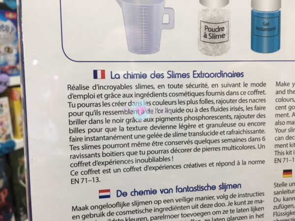 La Chimie Des Slimes Extraordinaires Sentosphère