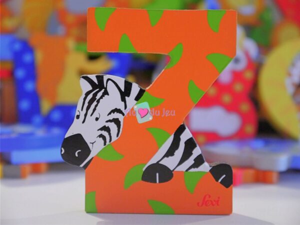 Lettre Z en Bois
