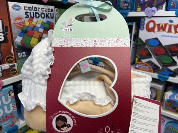 Lit Bébé avec Poupée, Biberon et Couverture