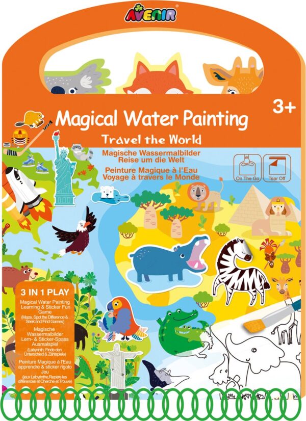 Livre Coloriage à l'Eau Monde