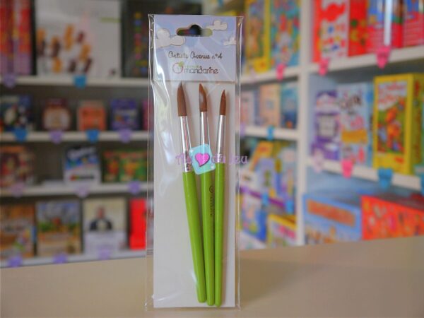 Lot de 3 Pinceaux Ronds