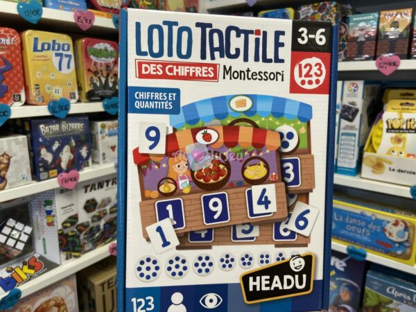 Loto Tactile des Chiffres Montessori