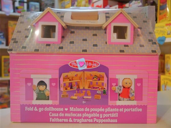 Maison de Poupée Pliante en bois