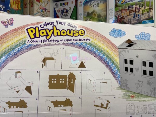 Maison en Carton à Colorier – Image 3