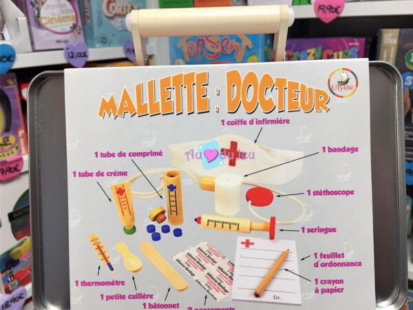 Mallette Docteur avec accessoires en bois Ulysse