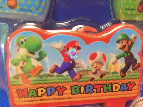 Bougies Anniversaire Mario Bros – Image 2