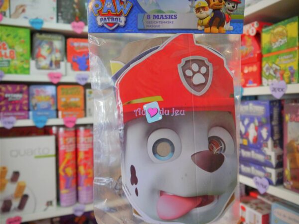 8 Masques Pat Patrouille