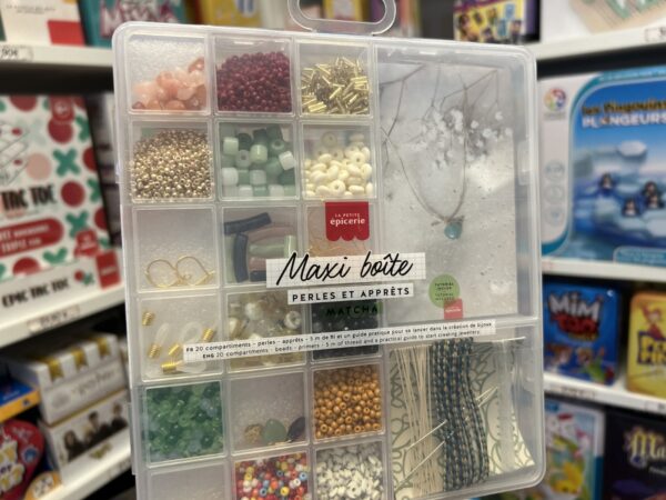 Maxi Boite de Perles et Apprets - Matcha