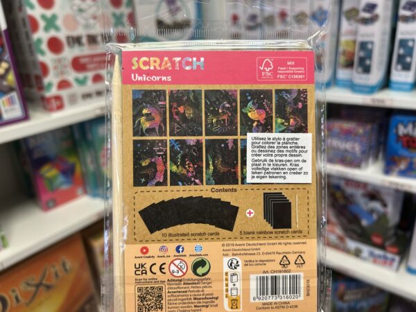 Mini Livre à Gratter Licornes