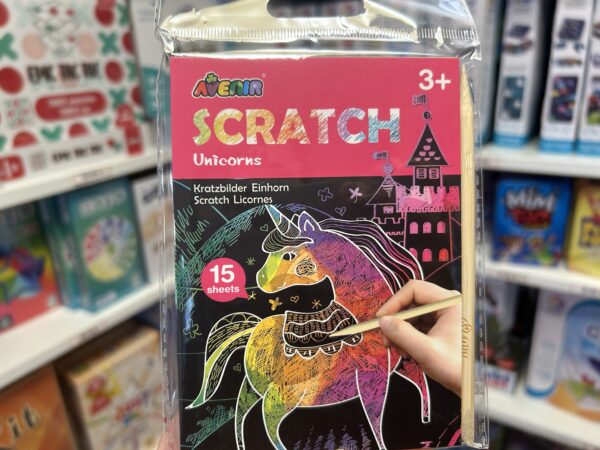 Mini Livre à Gratter Licornes