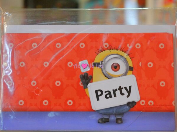 8 Cartes Invitations Minions – Image 2