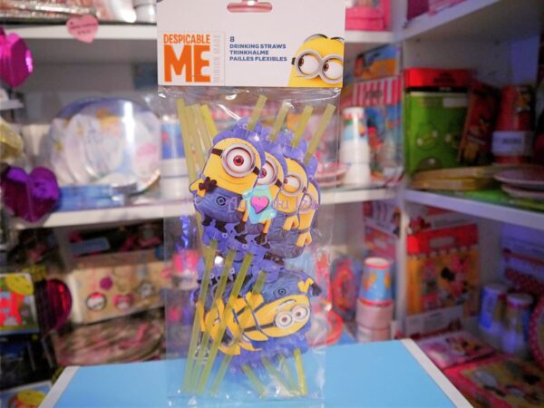6 Pailles Minions