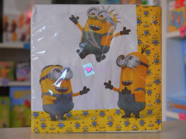16 Serviettes Minions