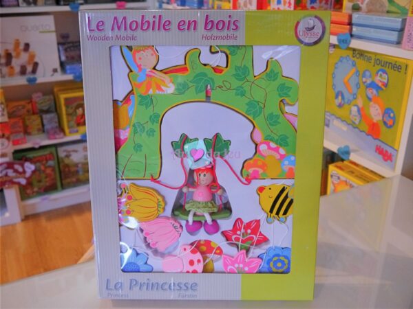 Mobile Princesse en bois