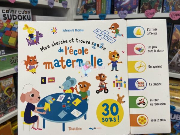 Mon Cherche et Trouve Sonore Ecole Maternelle