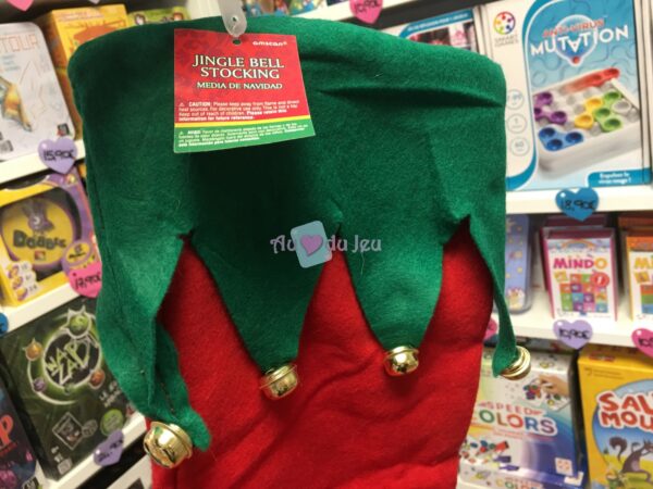 Chaussette de Noël Feutrine Jingle Bells 46 cm – Image 2