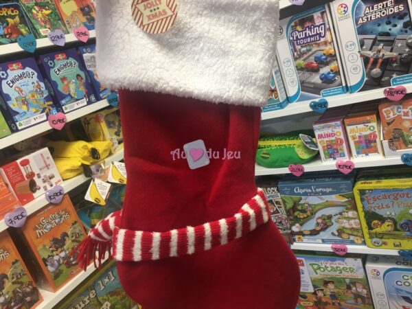 Chaussette Noël Kawaii Rouge – Image 3