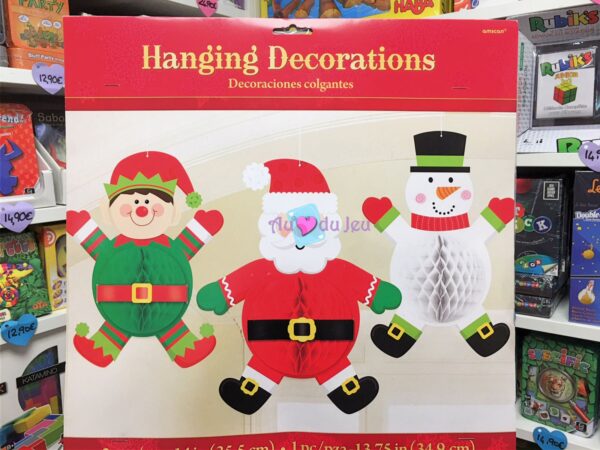 Décoration Papier Personnages Noël