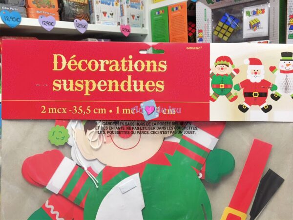 Décoration Papier Personnages Noël – Image 2