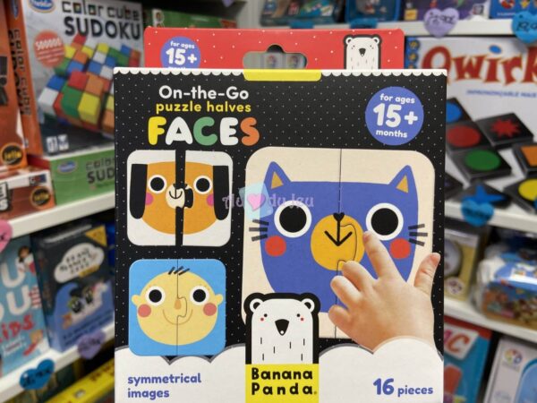 On The Go - Puzzle Visages 2 Pièces