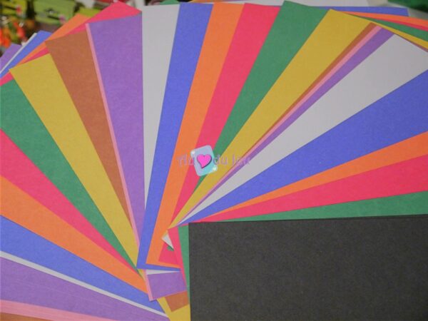 Papier multicolore pour travaux manuels – Image 2