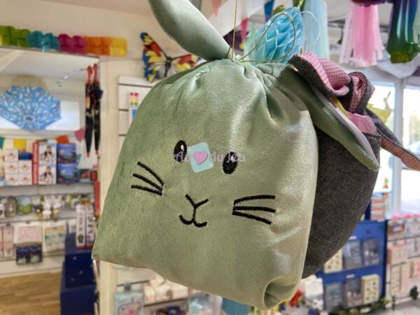 Pâques - 3 Sacs en Tissu Lapin