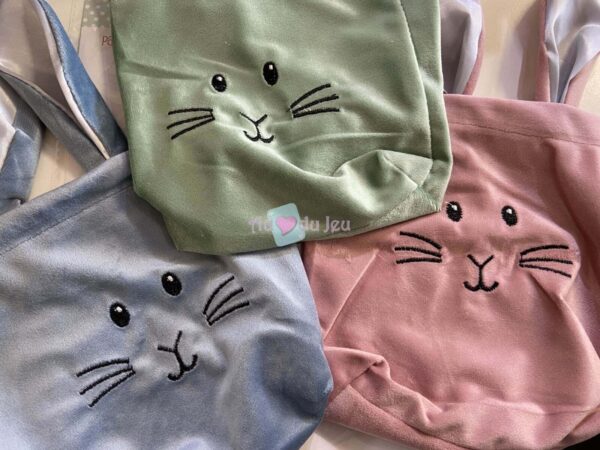Pâques - 3 Sacs en Tissu Lapin – Image 2