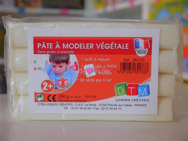 Pate à Modeler Végétale Blanc