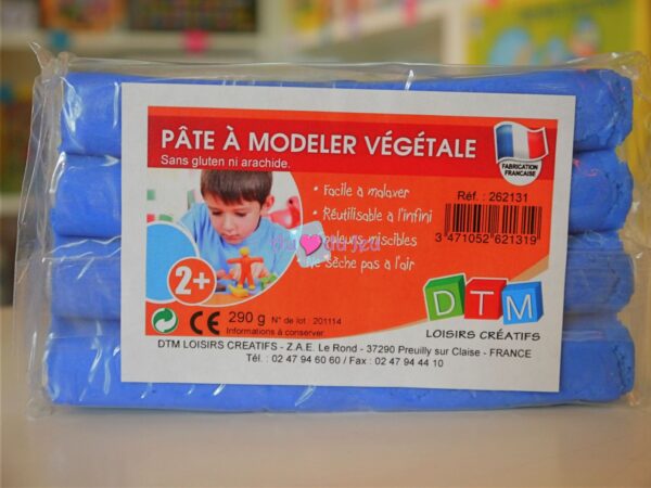 Pate à Modeler Végétale Bleu