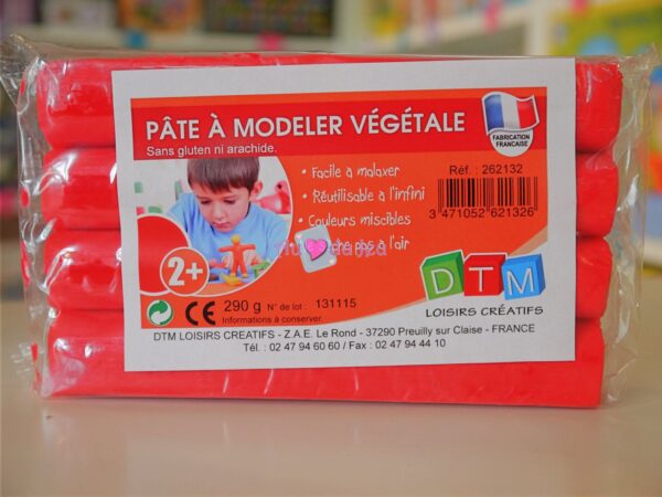 Pate à Modeler Végétale Rouge