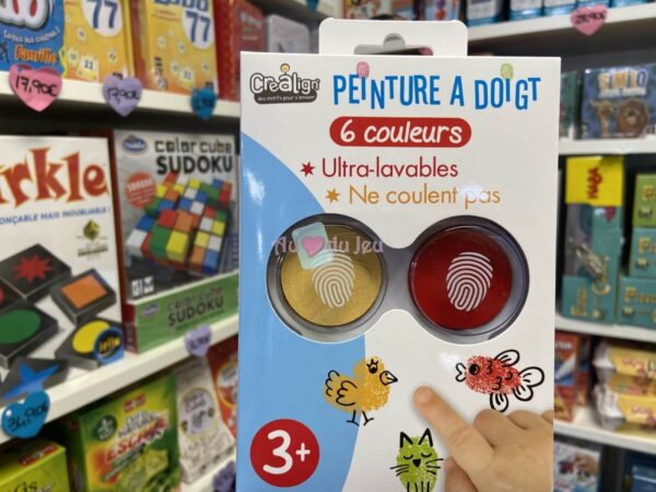 Peinture à Doigts - 6 Couleurs Créa Lign'