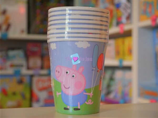 8 Gobelets Peppa Pig