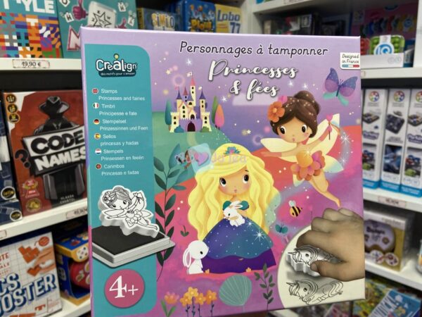 Personnages à Tamponner Princesses et Fées Créa Lign'