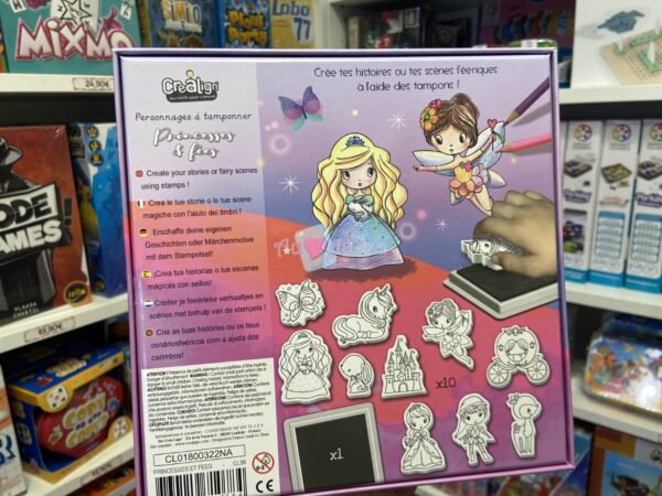 Personnages à Tamponner Princesses et Fées Créa Lign'